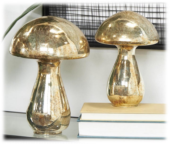 Mercury Glass Mushrooms Set Will S Company